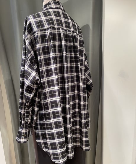 FLORENT / 2023 Spring / 2211F01002 / 60S cotton twill check shirt