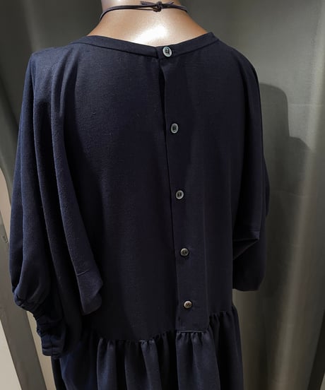 FLORENT/2502F05001/ボリュームスリーブロングドレス
