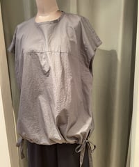 FLORENT / 2202F01009 / SIDE STRING COTTON BLOUSE