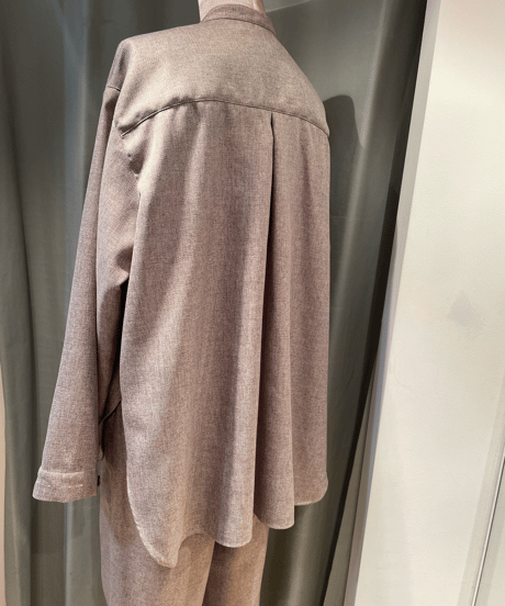 FLORENT / 2208F01007  /MELANGE PL BLOUSE