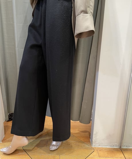 FLORENT / 2208F04005 / LAMBSWOOL WIDE-LEG PANTS