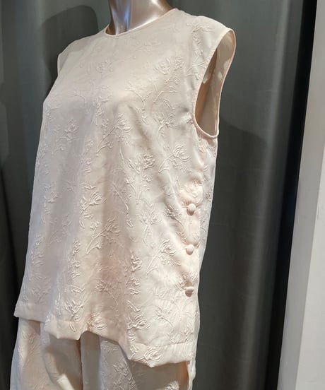 08sircus / S23SS-TS01 /  Jacquard sleeveless top /