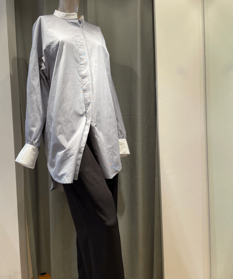 FLORENT / "2023 fall" / 2305F06007 / CLERIC BAND COLLER SHIRT