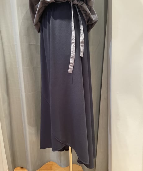 FLORENT / 2111F06006 / GEORGETTE LIKE ASYMMETRY-HEM SKIRT