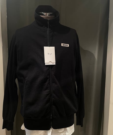 Scye / Tight Tension Cotton Jersey Zip Up Top /