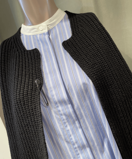 FLORENT /2305F07011 / RIB KNIT CARDIGAN