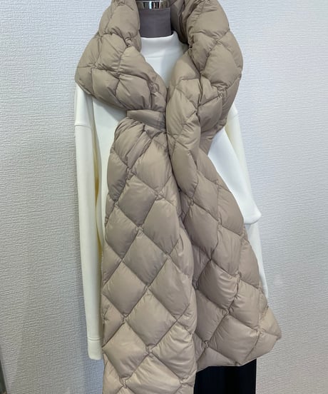 08sircus × TAION  / down stole / S25AW-AC01/ Beige color