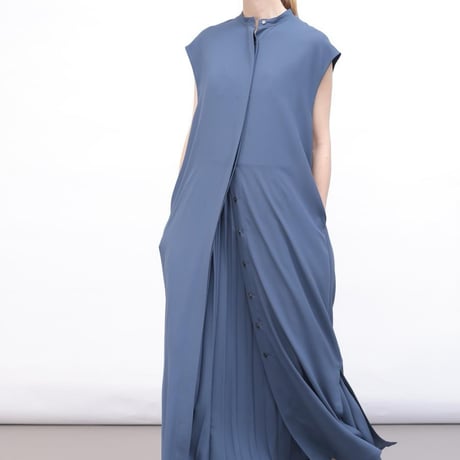 あおワンピース スキッパーロングニットワンピース｜WOMEN｜250GAB73-394I｜AZUL