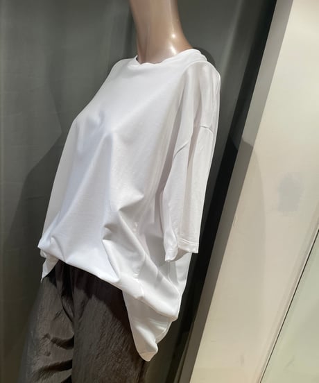 08sircus / S25SS-CS06 /Organic cotton cross jersey over tee(unisex)