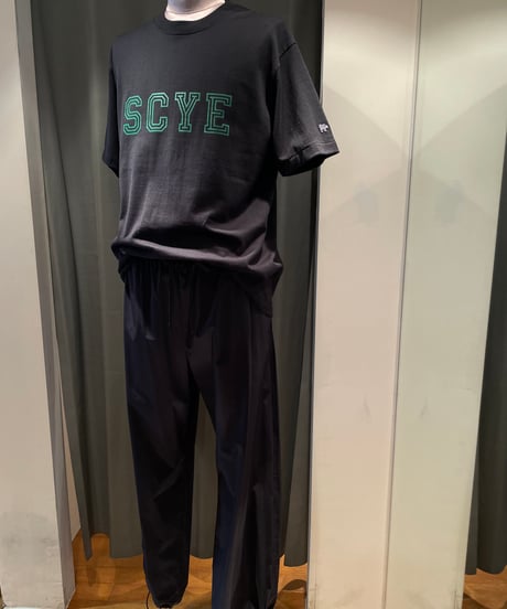 SCYE BASICS /5725-21701/コットンジャージーカレッジ T-シャツ(unisex)