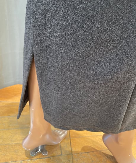 FLORENT / 2211F06015 /BACK SLIT SKIRT