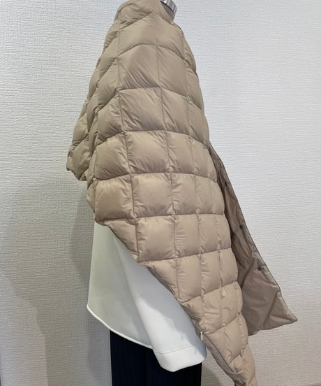 08sircus × TAION  / down stole / S25AW-AC01/ Beige color