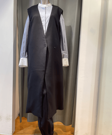 FLORENT / "2023 fall" / 2305F08003 / KERSEY LONG GILET