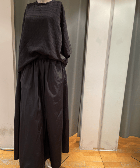 FLORENT / 2405F01006/シアーチェックブラウス