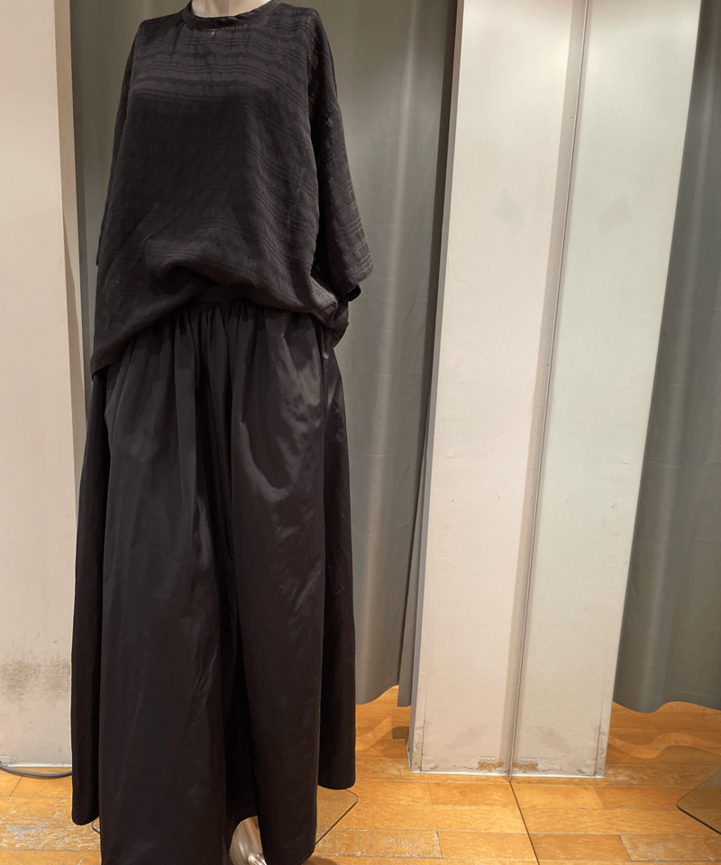 フローレント FLORENT 24awシアーチェックブラウス FLORENT フローレント 24AW SHEER CHECK BLOUSE シアーチェック