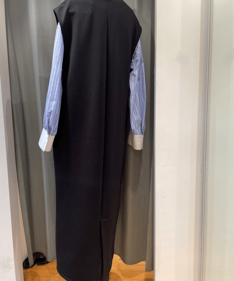 FLORENT / 2211F06007 / V NECK LONG DRESS