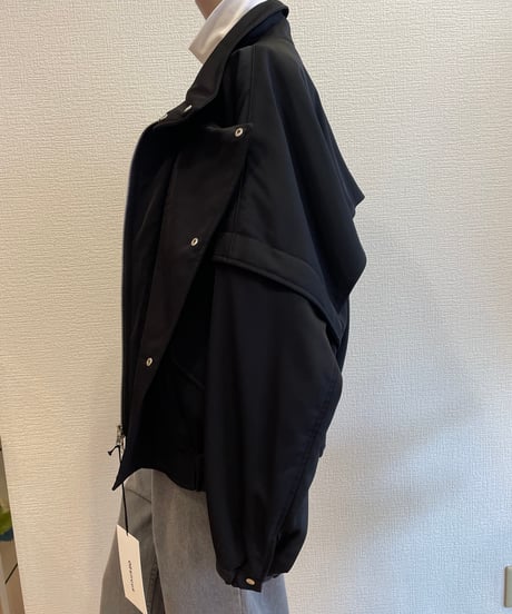 08sircus / S25AW-OT07/ Light twill padded detachable short blouson