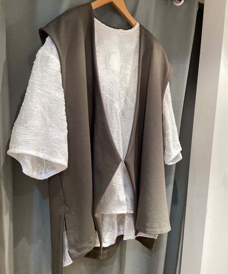 FLORENT / 2211F06008 /PONTE FABRIC GILET