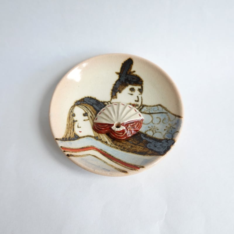 源氏物語の世界へ 香皿・香立てセット | Kaori. incense. Kyoto STORE