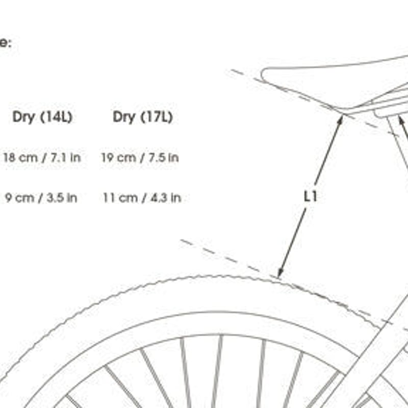 APIDURA アピデュラ エクスペディション サドルバッグ ドライ 14L