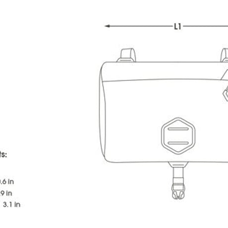 APIDURA エクスペディション・アクセサリーポケット (４.５L)