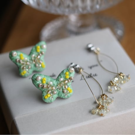 「butterfly」ミントグリーン