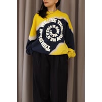 NOMARHYTHUM TEXTILE "Hand Dye Twist Sweat-Print"