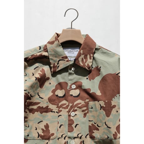 NOMARHYTHM TEXTILE "Camo Flower Summer Shirt"