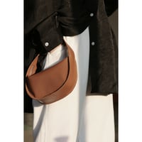 Aeta SC01 "HARFMOON ONE SHOULDER MINI"CAMEL