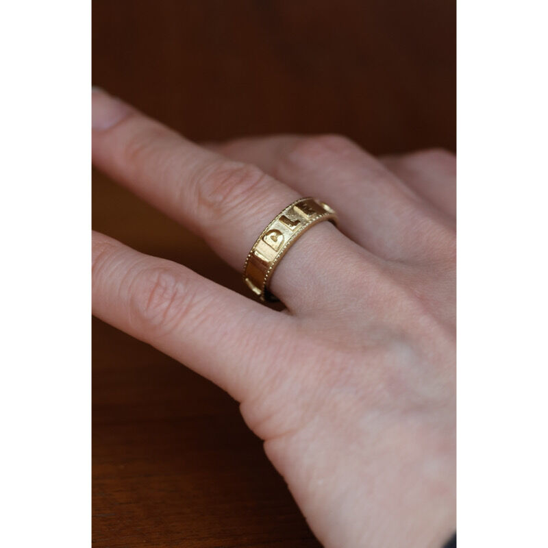 R.ALAGAN】ENGRAVED RING IDLE CURIOSITY 【公式通販】