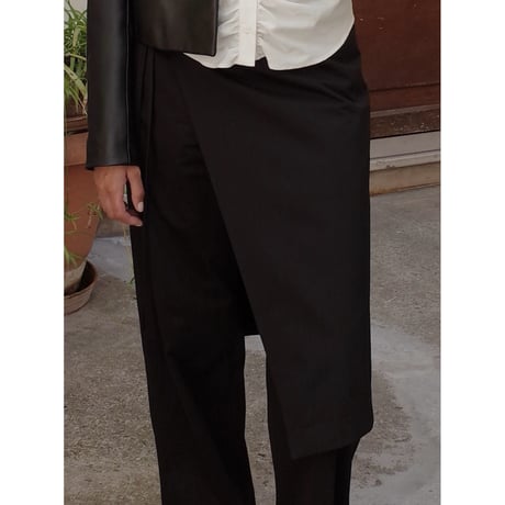 Ernie palo "Sheer Wrap Skirt"