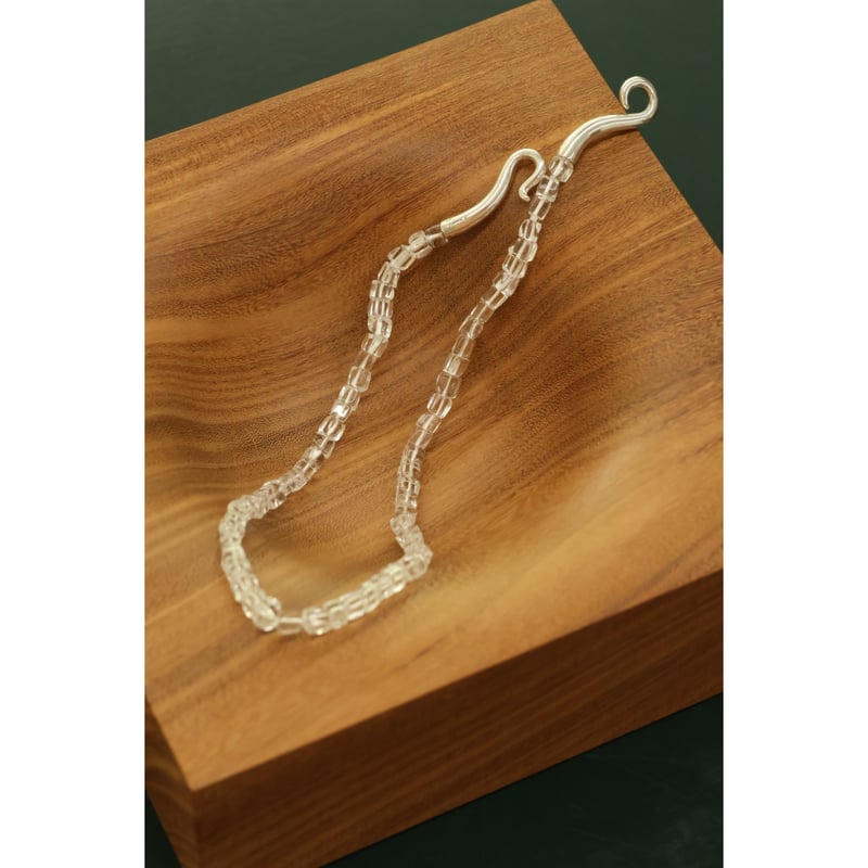 R.ALAGAN SMALL TUBE CRYSTAL NECKLACE R.ALAGAN | JUQUI Online