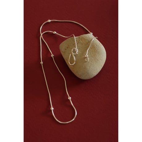 Sapir Bachar "MINI SOLAR NECKLACE"silver