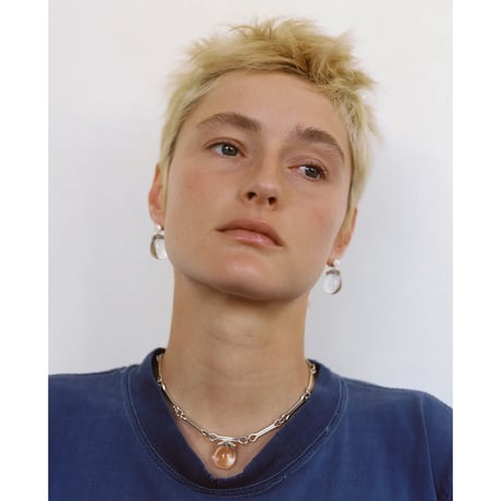 Sapir Bachar "ROMANQUARTZ CHOKER"silver