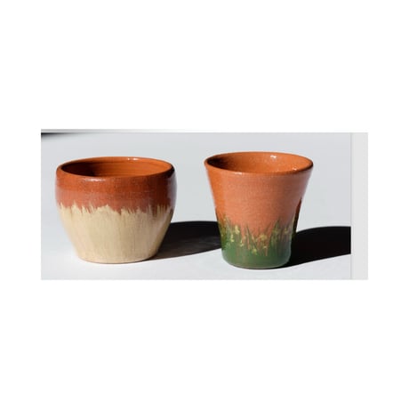 Cristaseya "ANAPHI CERAMIC-SET OF 2 CUPS SMALL CUPS"