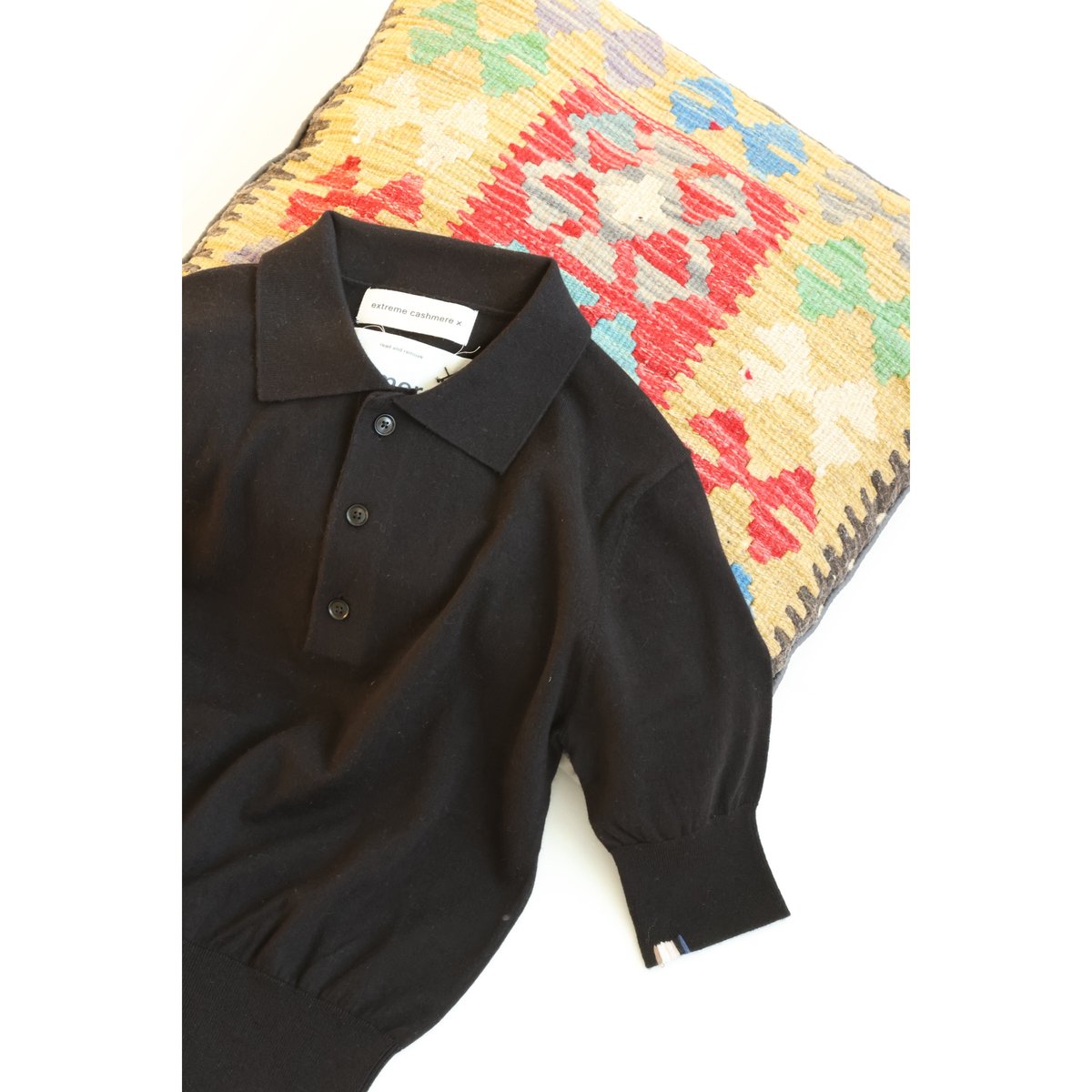 【Extreme Cashmere】 N°351 Parkコットンアンドカシミヤポロシ extreme cashmere