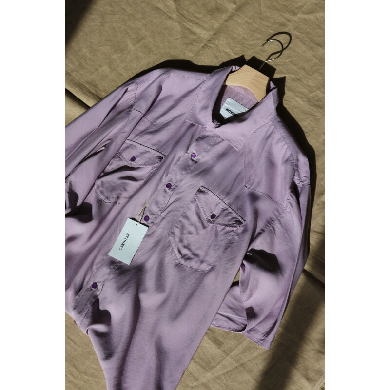 MYTHINKS RAYON SILK WESTERN shirt Mサイズ 【公式通販】