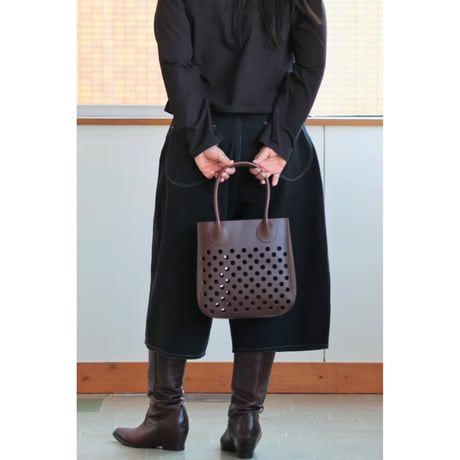 Cristaseya  AETA×Cristaseya"POLKA DOTS SQUARED HANDBAG"
