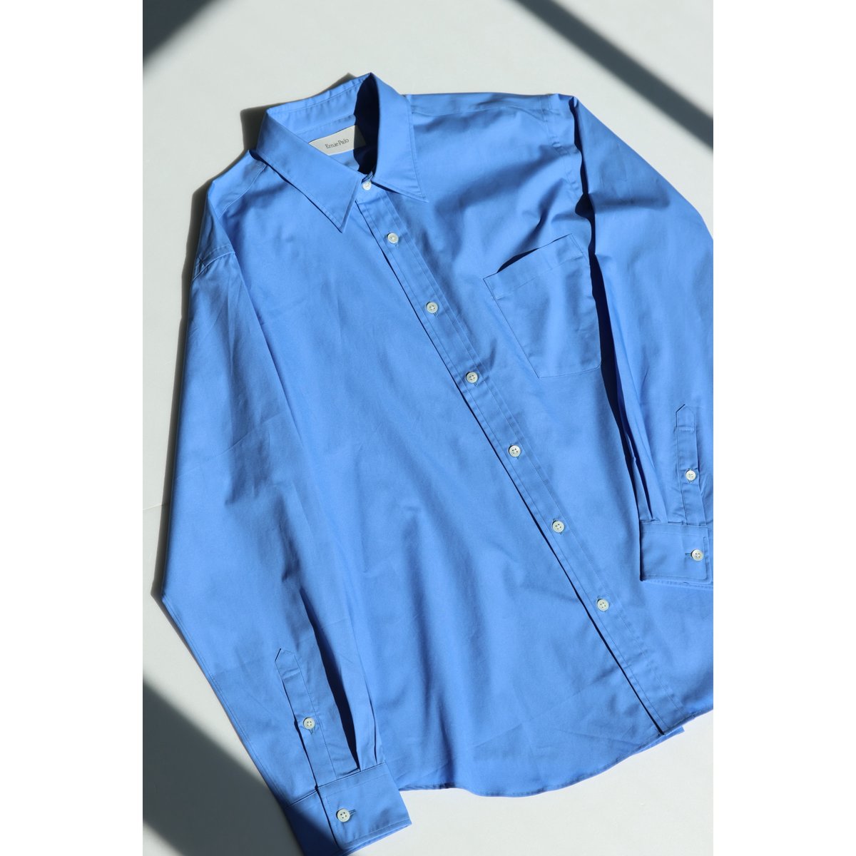 Ernie Palo シャツ 水色 Ernie Palo＞ストライプ シャツ ライトブルー