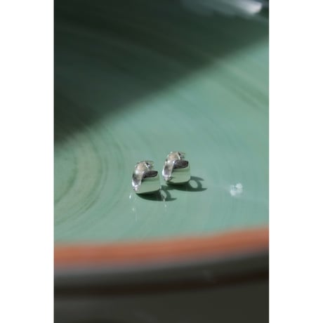 Sapir Bachar "HELIX HOOPS"silver