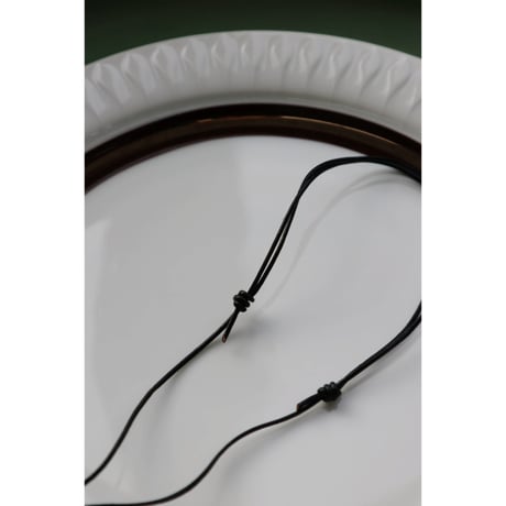 Sapir Bachar "DISCUS PENDENT NECKLACE"SILVER
