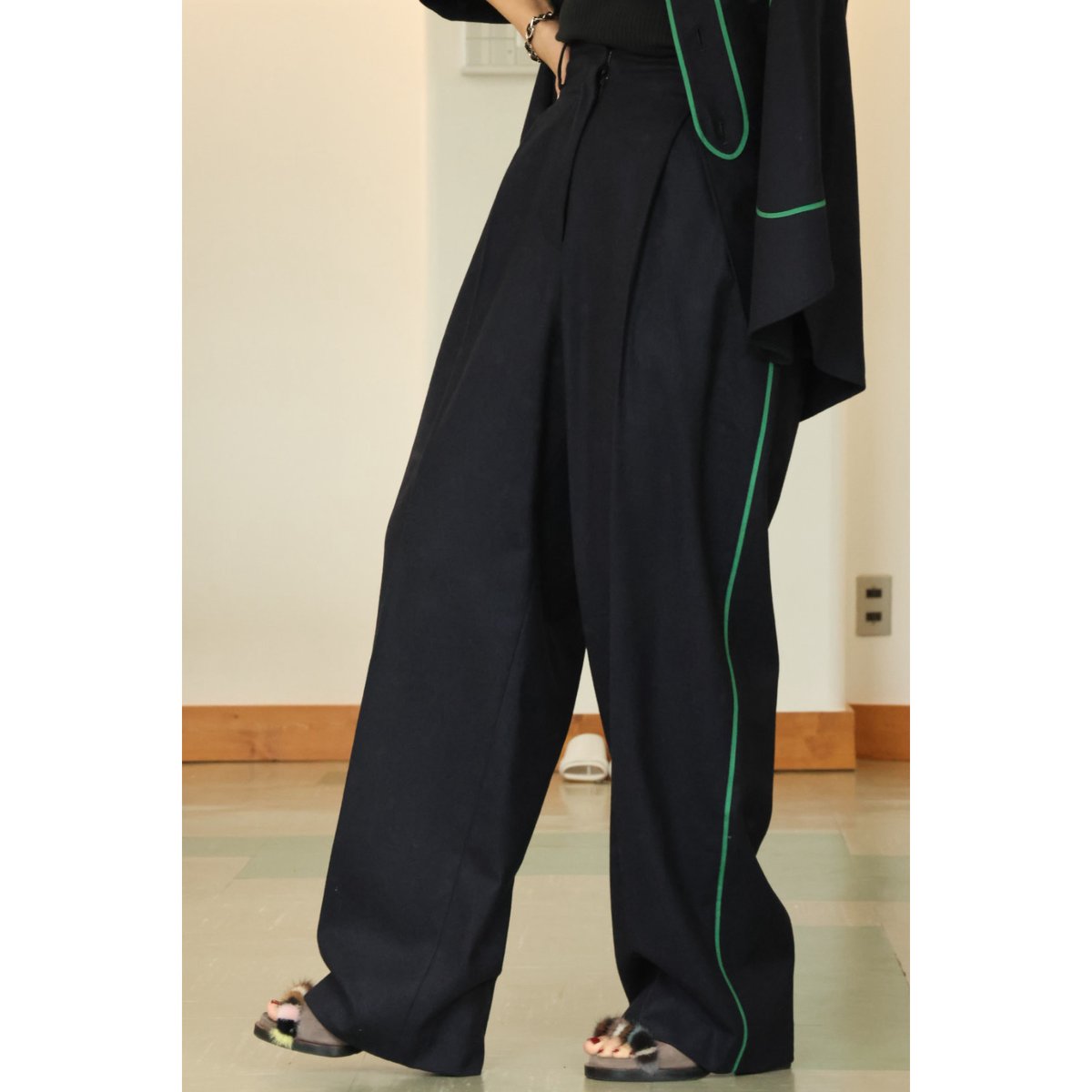 パンツ Pelleq velvety easy trousers pelleq 