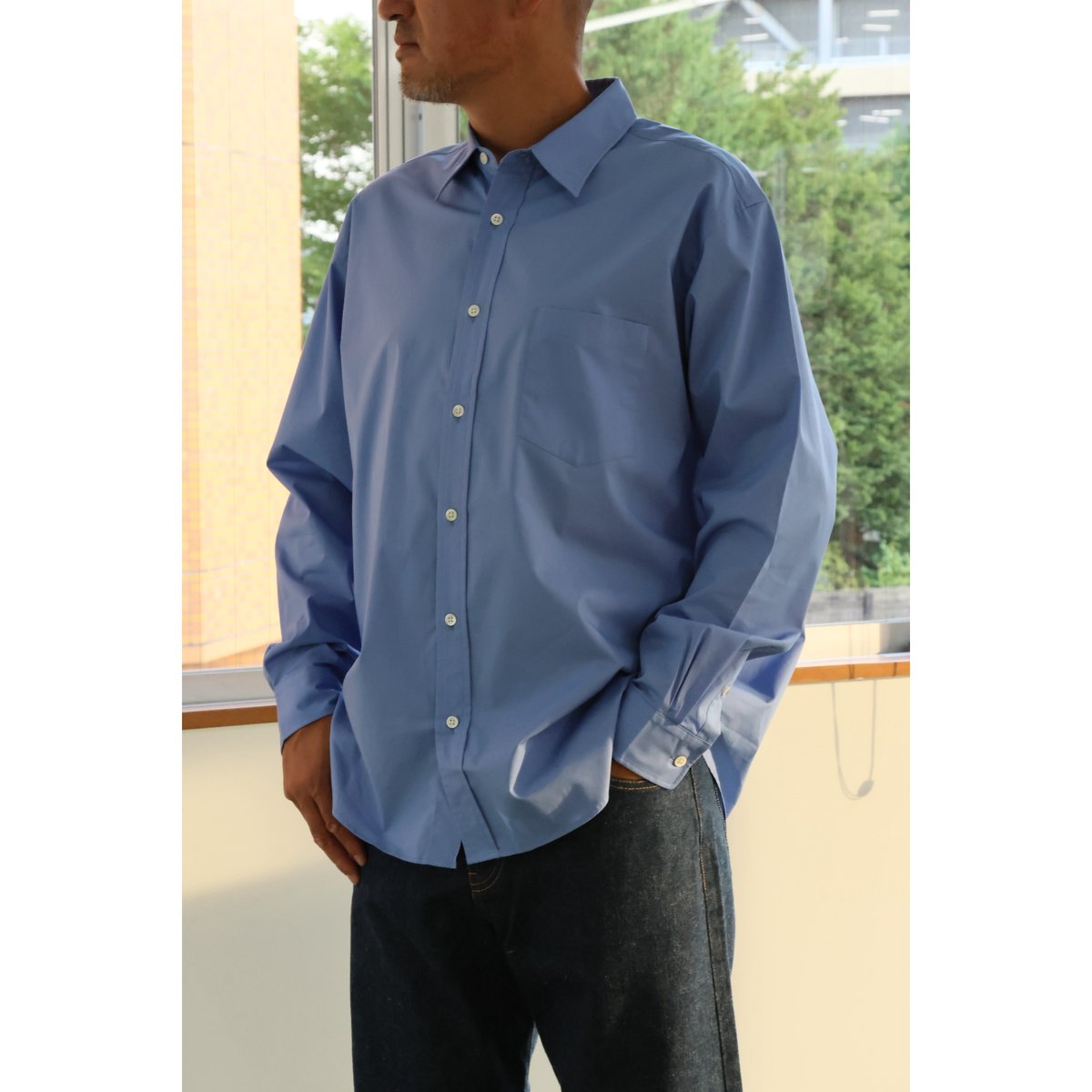 Ernie Palo シャツ 水色 Ernie palo 