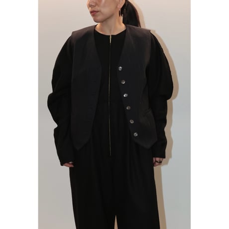 pelleq "washed wool jumpsuit"