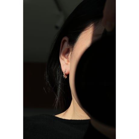 R.ALAGAN "TINY SUN HOOPS"SILVER