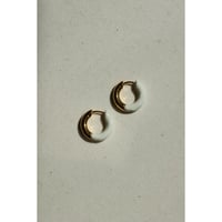 R.ALAGAN "DIPPED TINY ALL ROUNDHOOPS" WHITE