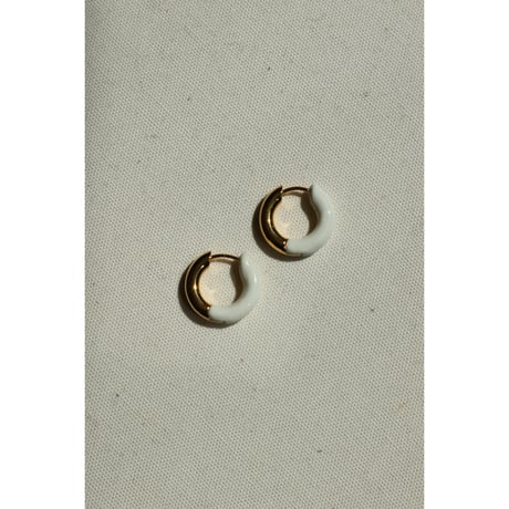 R.ALAGAN "DIPPED TINY ALL ROUNDHOOPS" WHITE