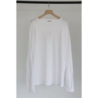 unfil "egyptian cotton plain-jersey long sleeve Tee"white