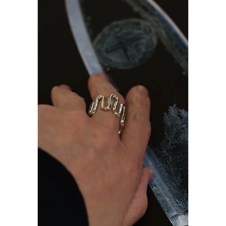 R.ALAGAN "FICKLE RING"silver