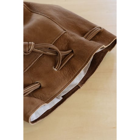 MYTHINKS MY BUCKET BAG　brown